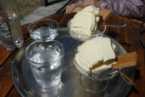 アイスもおいしくいただきました