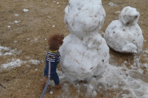 雪だるまとふうた