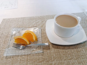 デザートとコーヒー