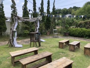 ウェディングとかもここで開けるみたい